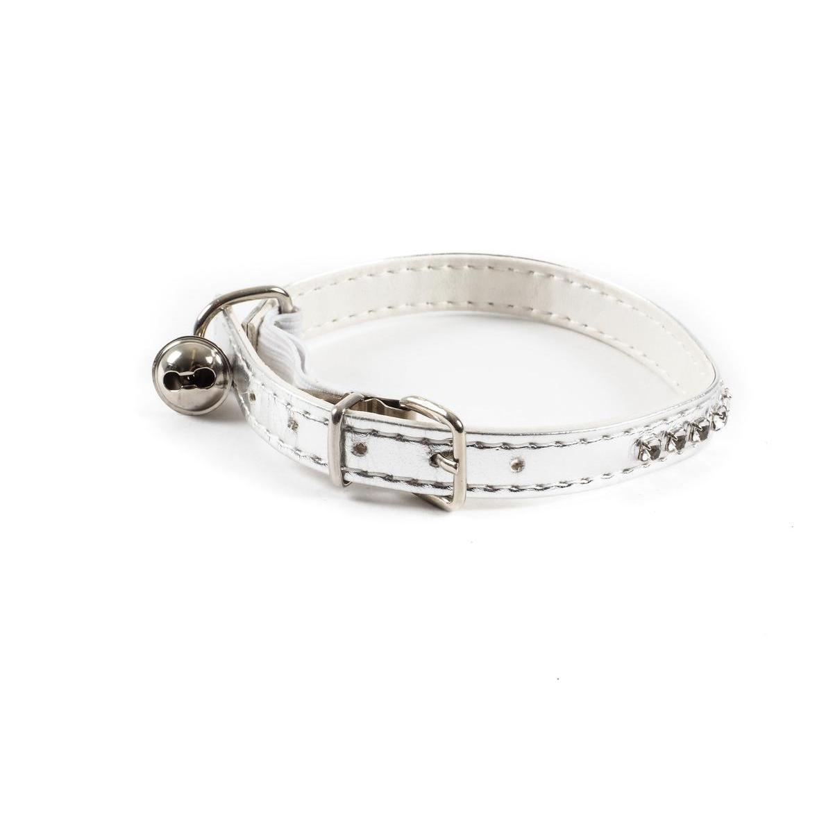 Collier pour chat effet croco - L 31 cm