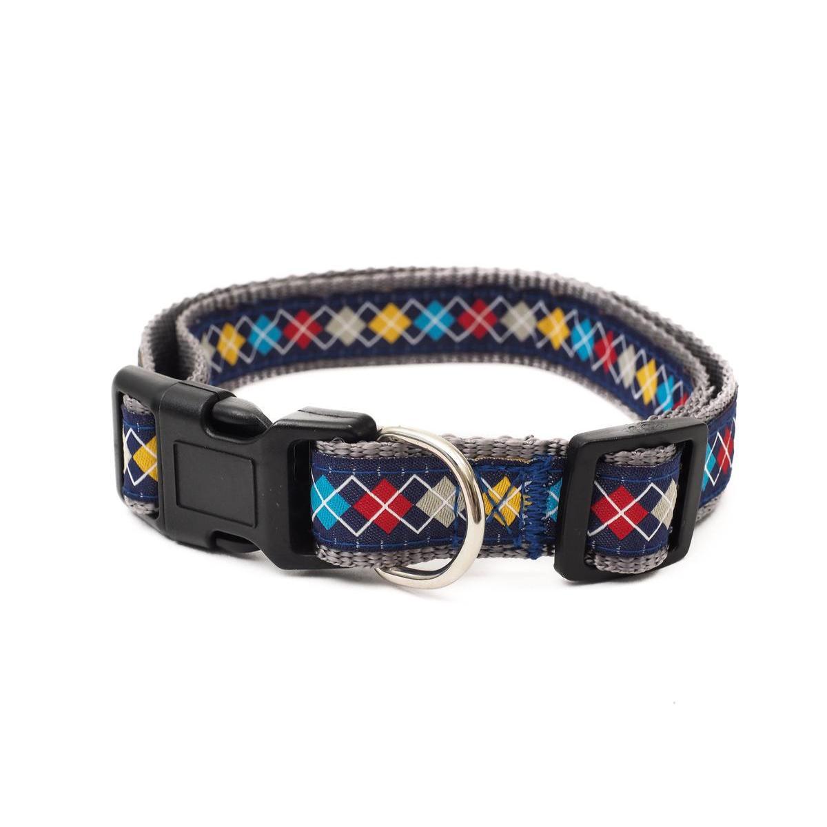 Collier fantaisie réglable pour chien - L 35 à 55 cm