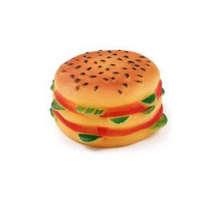 Hamburger en caoutchouc pour chien - Ø 9 cm