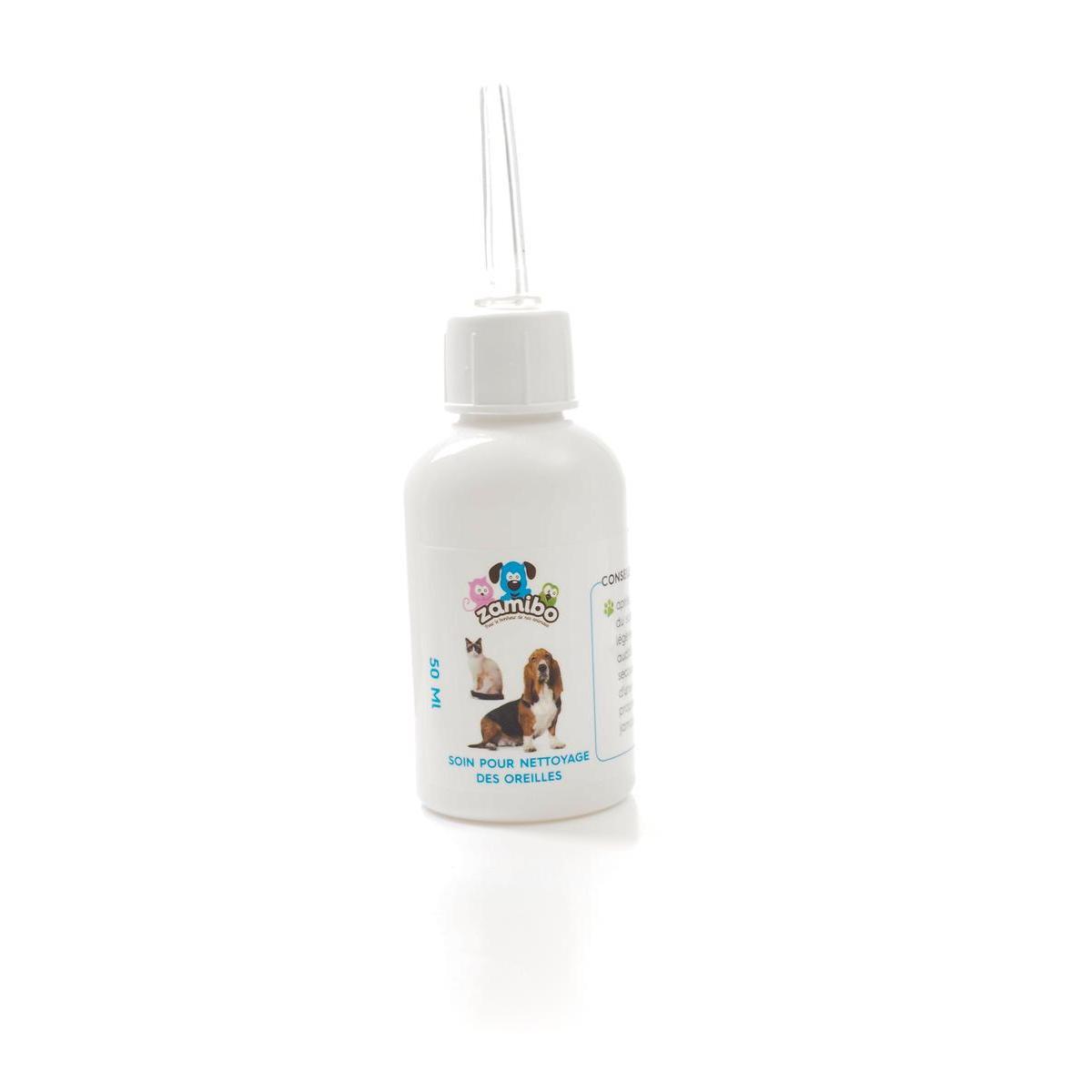 Soin nettoyant oreilles pour chien ou chat - 50 ml