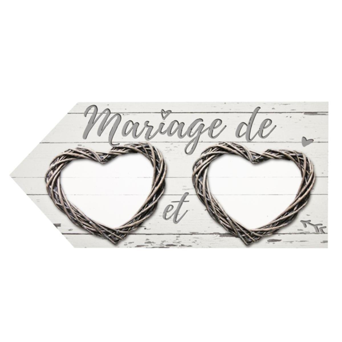 Flèche directionnelle mariage Romantica