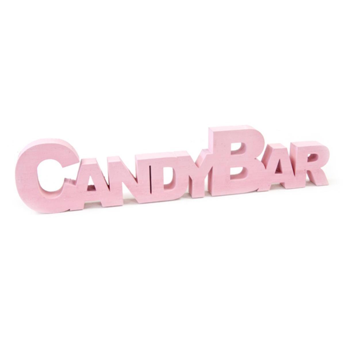 deco table  candy bar rose