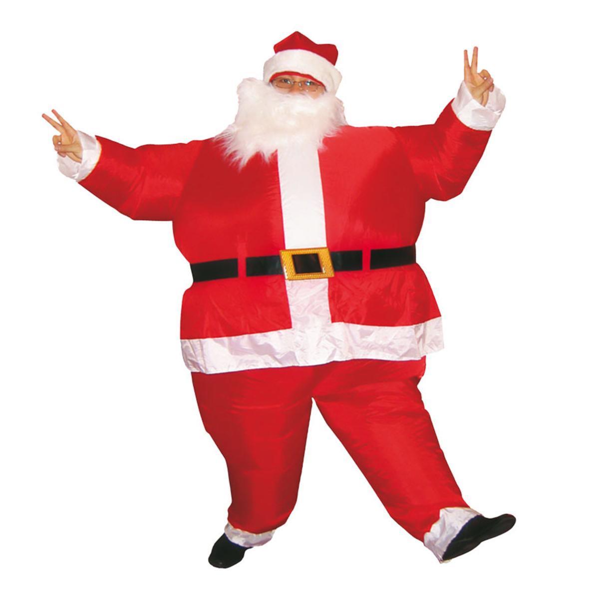 Costume gonflable de Père Noël