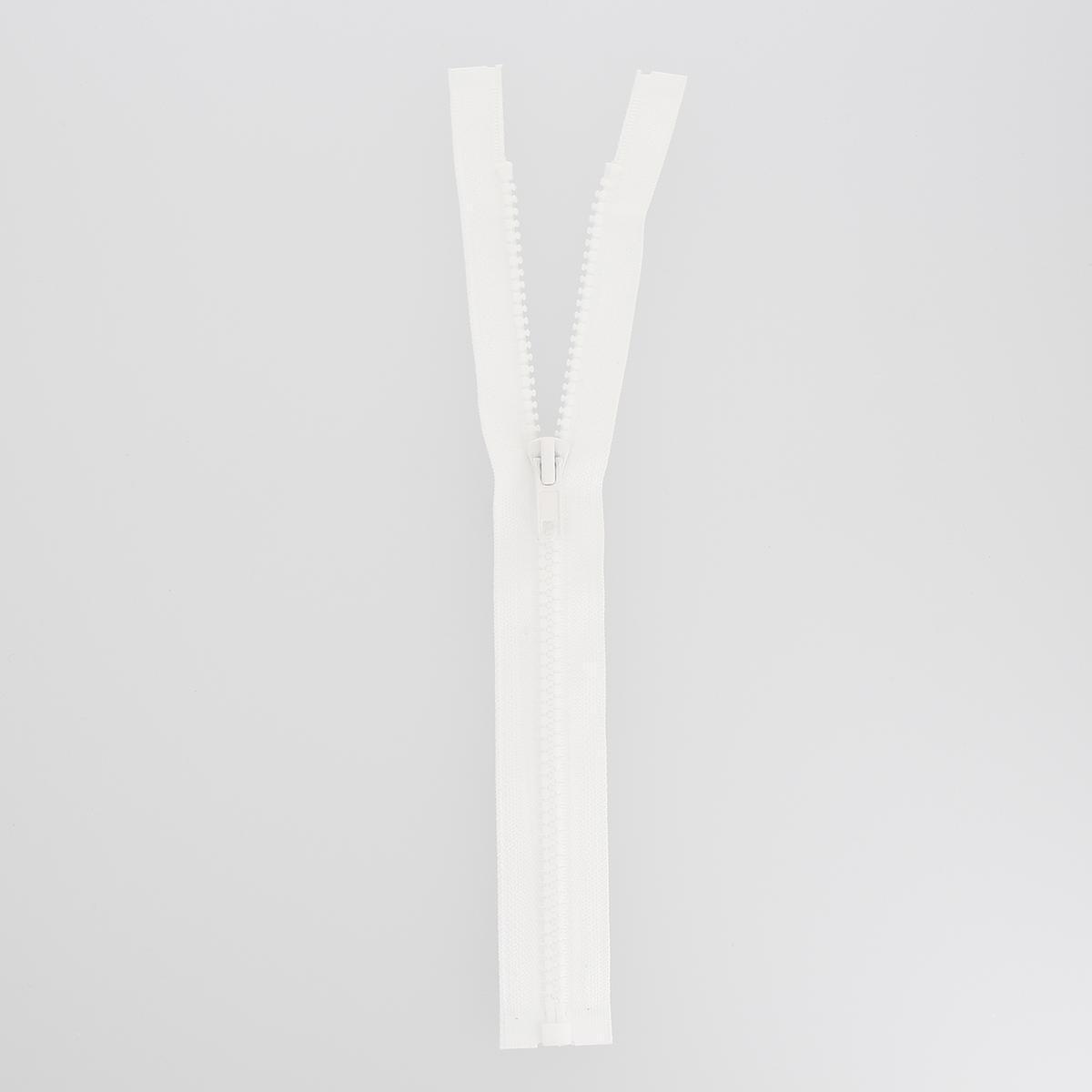 Fermeture à glissière séparable 70 cm - Blanc - Blanc
