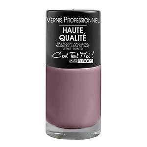 Vernis à ongles pro-fashion n°13 - ø 2.8 x H 6.75 cm - Violet Gris de Mauve - MISS EUROPE