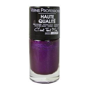 Vernis à ongles pro-fashion n°56 - ø 2.8 x H 6.75 cm - Violet Mauve Intense - MISS EUROPE