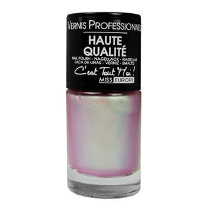 Vernis à ongles pro-fashion n°108 - ø 2.8 x H 6.75 cm - Essence de Rose Irisée - MISS EUROPE