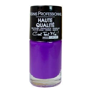 Vernis à ongles pro-fashion n°121 - ø 2.8 x H 6.75 cm - Violet Ultra-Mauve - MISS EUROPE