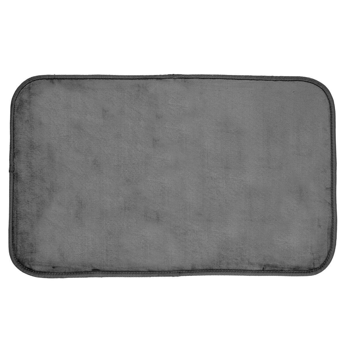 Tapis velours - 50 x 80 cm - Gris foncé