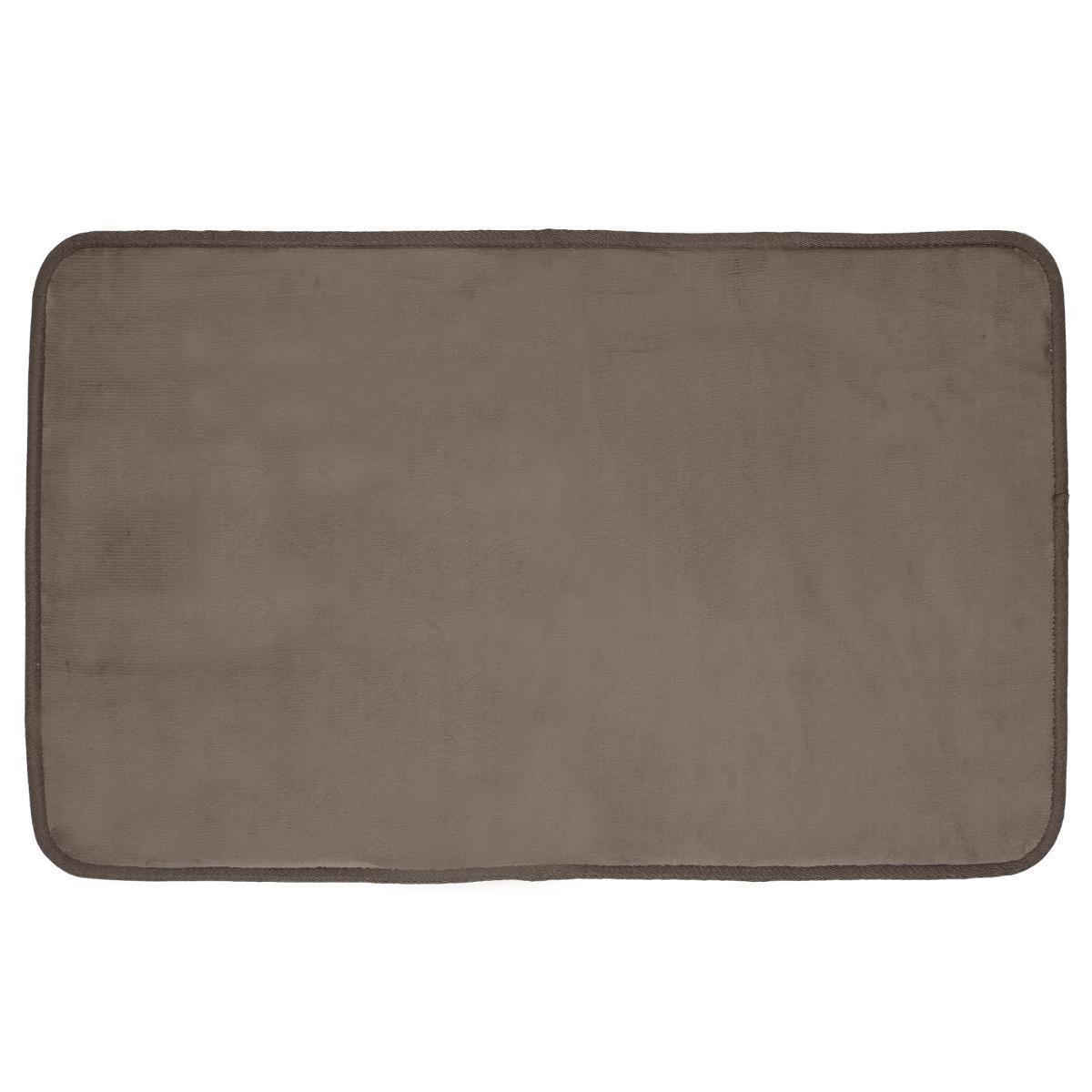 Tapis en velours - 50 x 80 cm - Marron