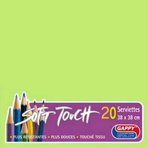 21 serviettes Soft Touch Gappy - Vert