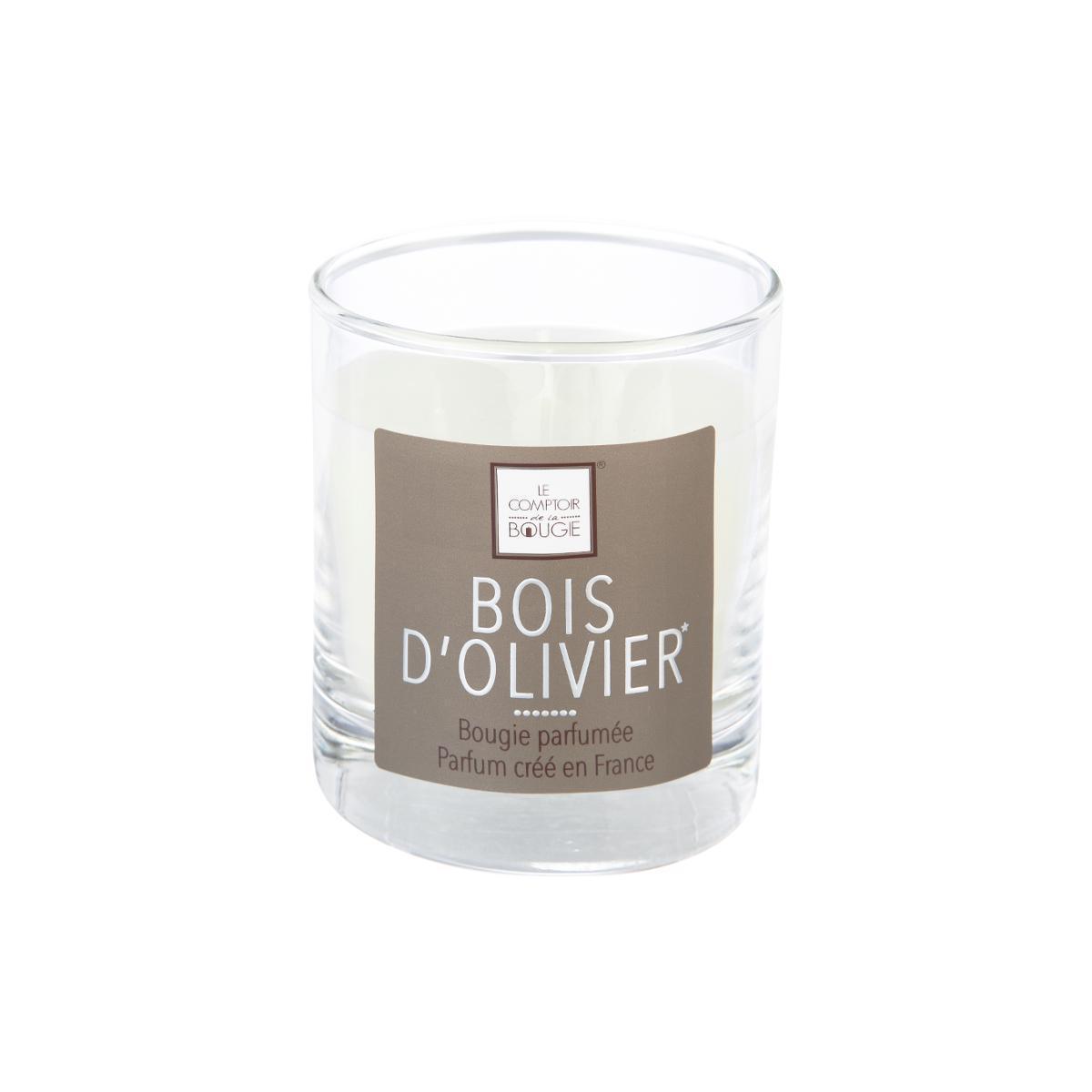 Bougie parfumée bois d'olivier Elea - 190 g