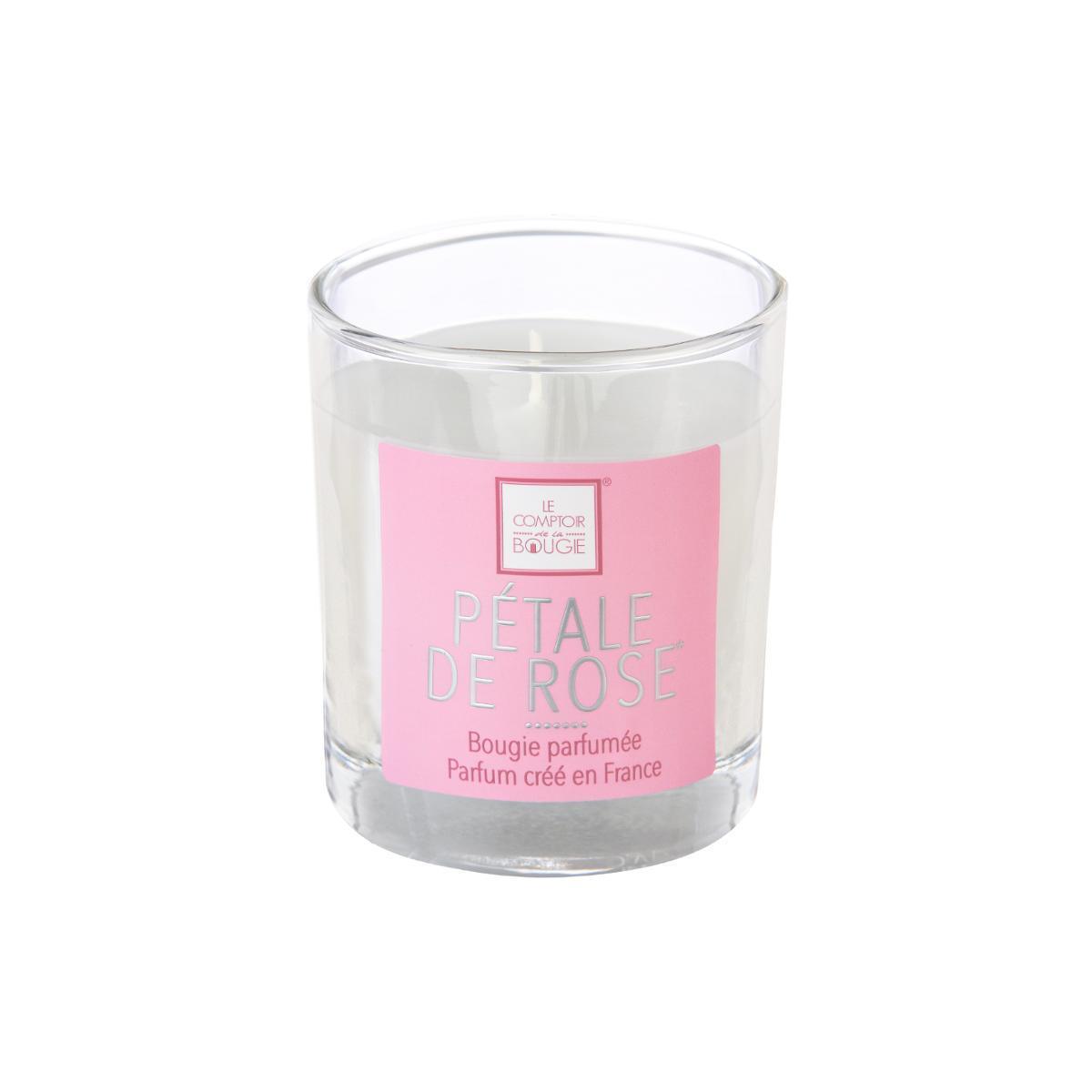 Bougie parfumée rose Elea - 190 g