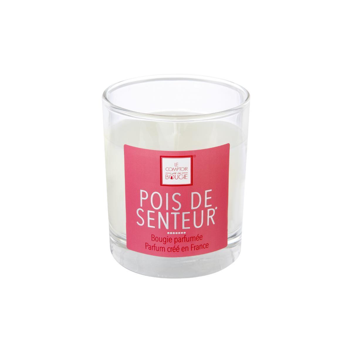 Bougie parfumée pois de senteur Elea - 190 g