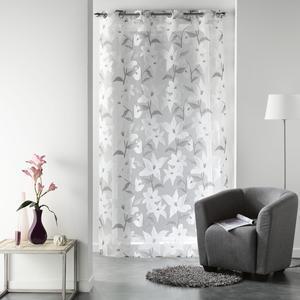 Panneau à œillets en organza dévoré Vahina - L 240 x l 140 cm - Multicolore