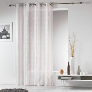 Panneau à œillets étamine Lilika - L 240 x l 140 cm - Beige