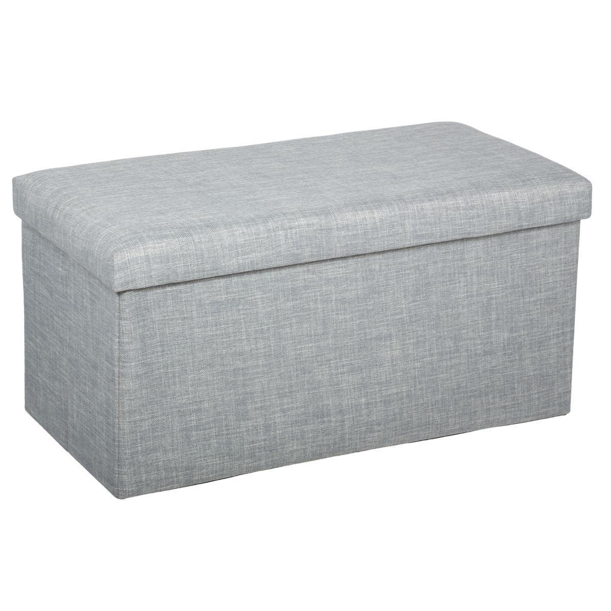 Pouf double - Gris