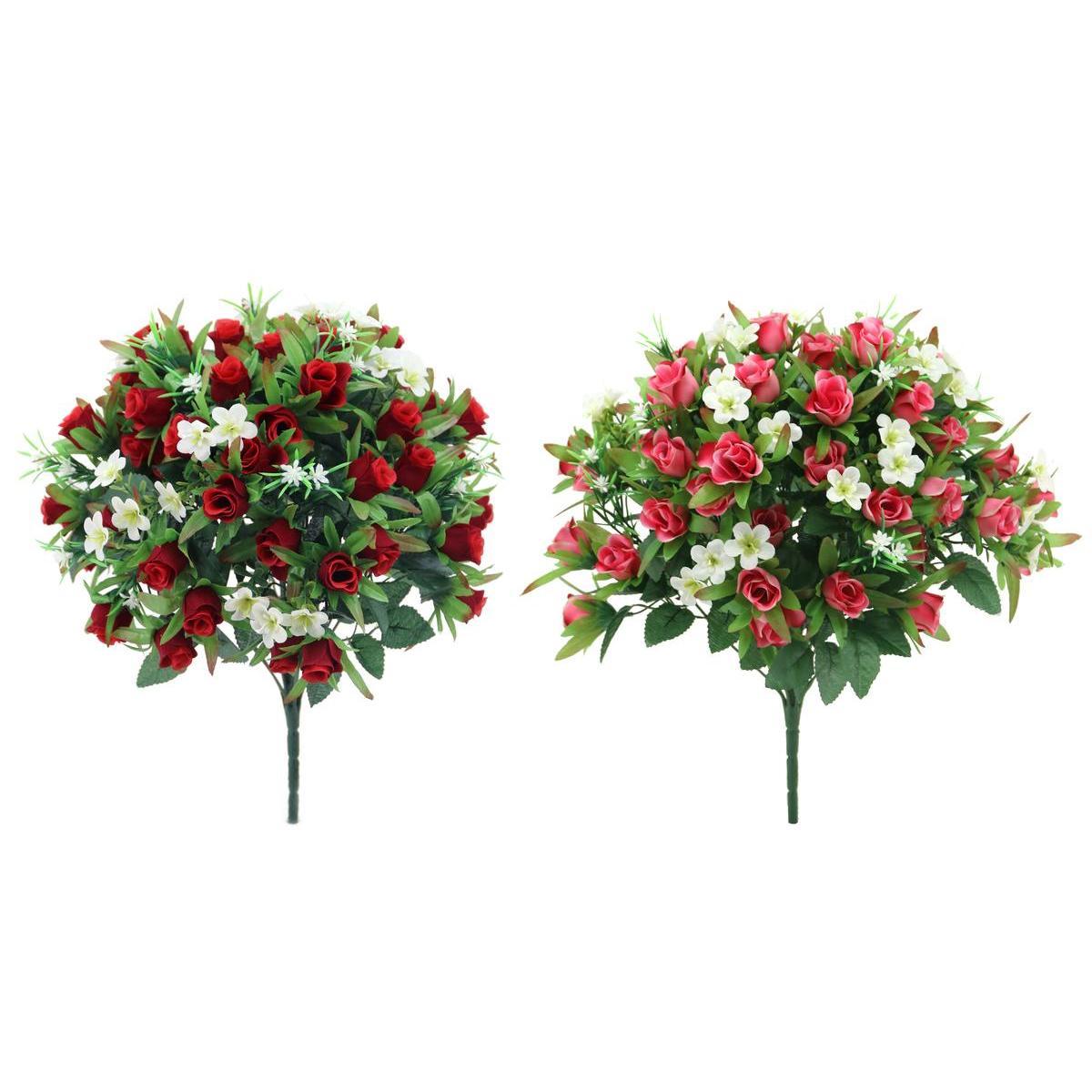 Bouquet de 54 mini boutons de roses et mini fleurs