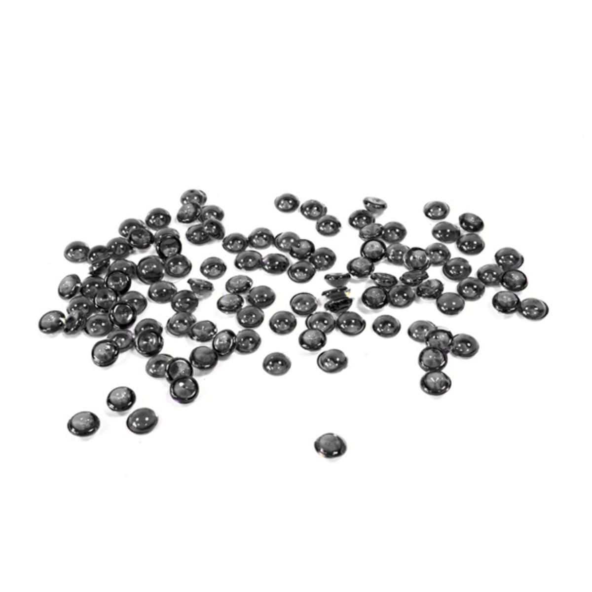 Perles de pluie - Différents modèles - 80 g - 0.5 x 0.5 cm - Noir