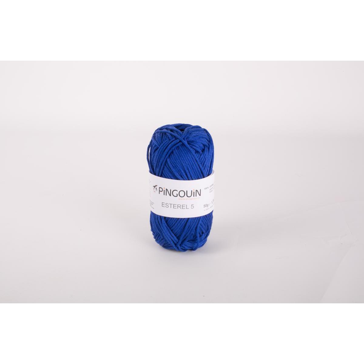Pelote coton Esterel 5 - 105 m - Bleu - PINGOUIN