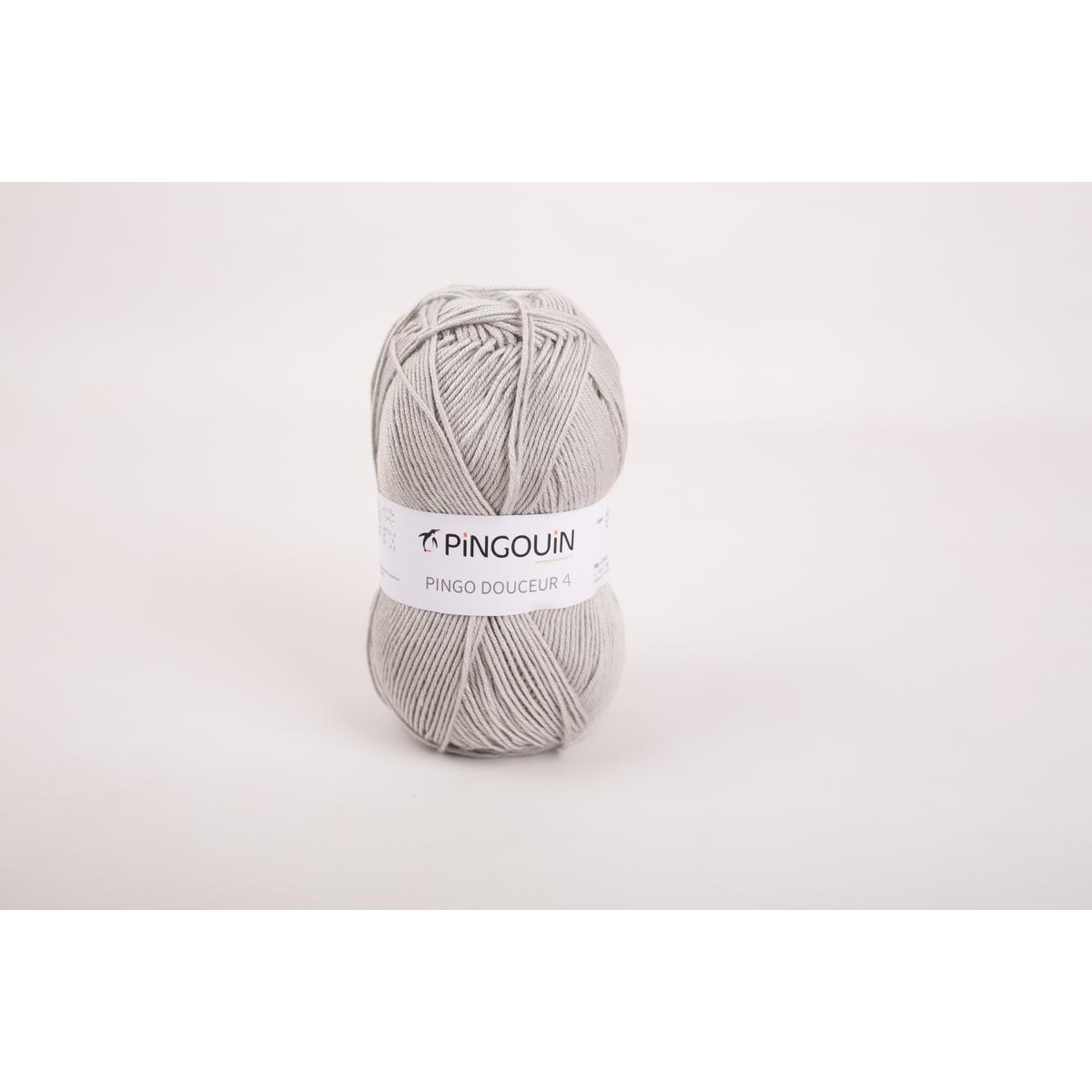 Pelote douceur 50 g - Gris perle