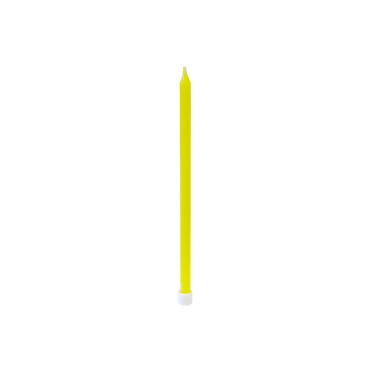 bougies fines (x 16) + bobeches (8 ca) (12.5 cm x 0.5 cm)