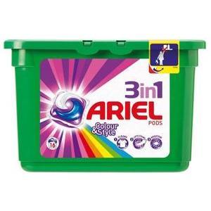 Lessive Color Pods 3-en-1 - 16 doses - ARIEL