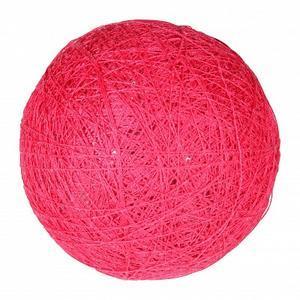 Boule tissu - ø 6 cm - Rose fuchsia