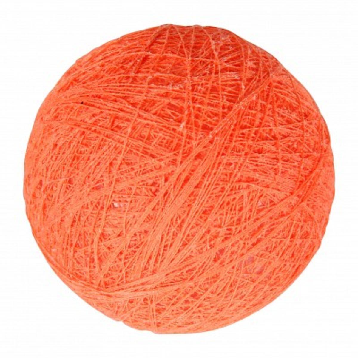 Boule tissu - ø 6 cm - Orange