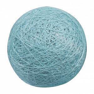 Boule tissu - ø 6 cm - Bleu azur