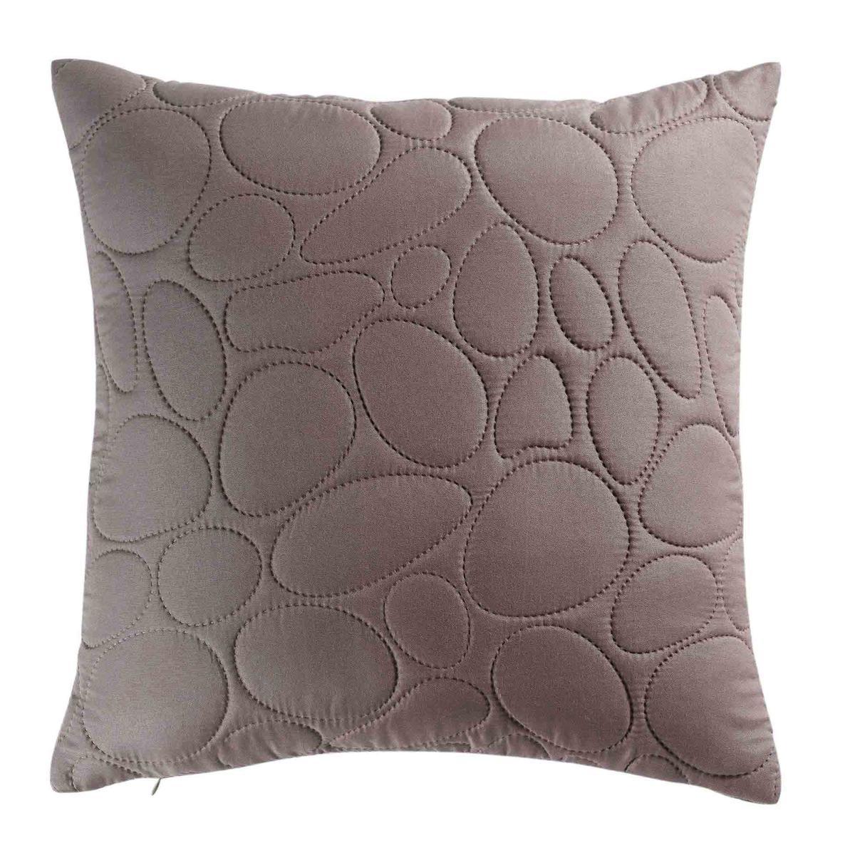 Housse de Coussin + encart Dolina - L 40 x l 40 cm - Marron