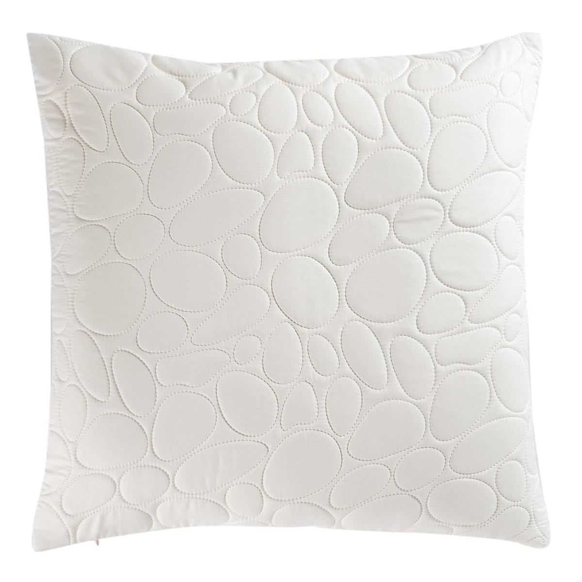 Housse de Coussin + encart Dolina - L 60 x l 60 cm - Blanc