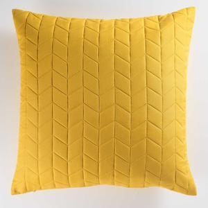 Housse de Coussin + encart Erika - L 60 x l 60 cm - Jaune