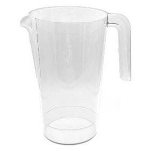 Carafe plastique 1.5 L réutilisable transparent arent x 1 pièce