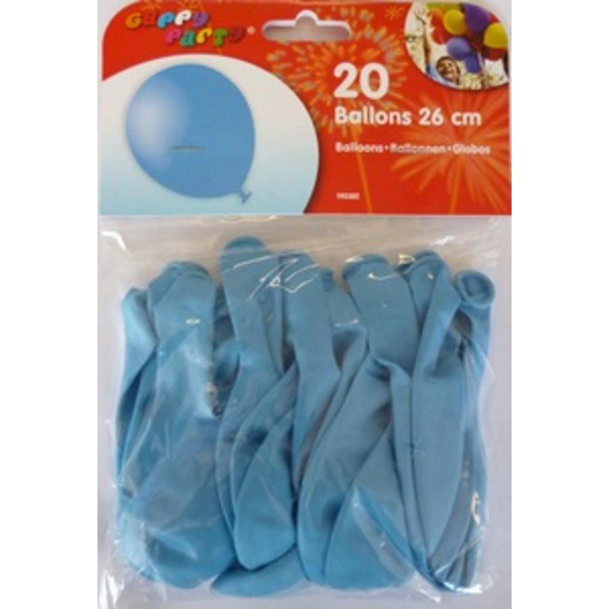 Ballons 25 cm lagonx 20 pièces Gappy party