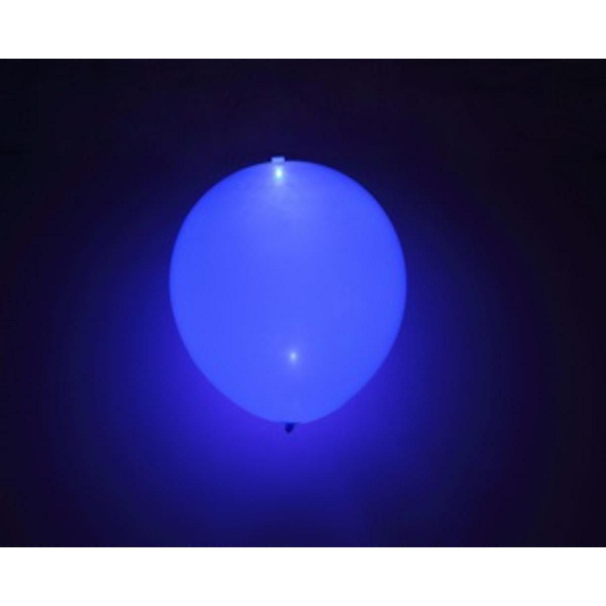 Ballons led bleu 25 cm x 4 pièces Gappy party