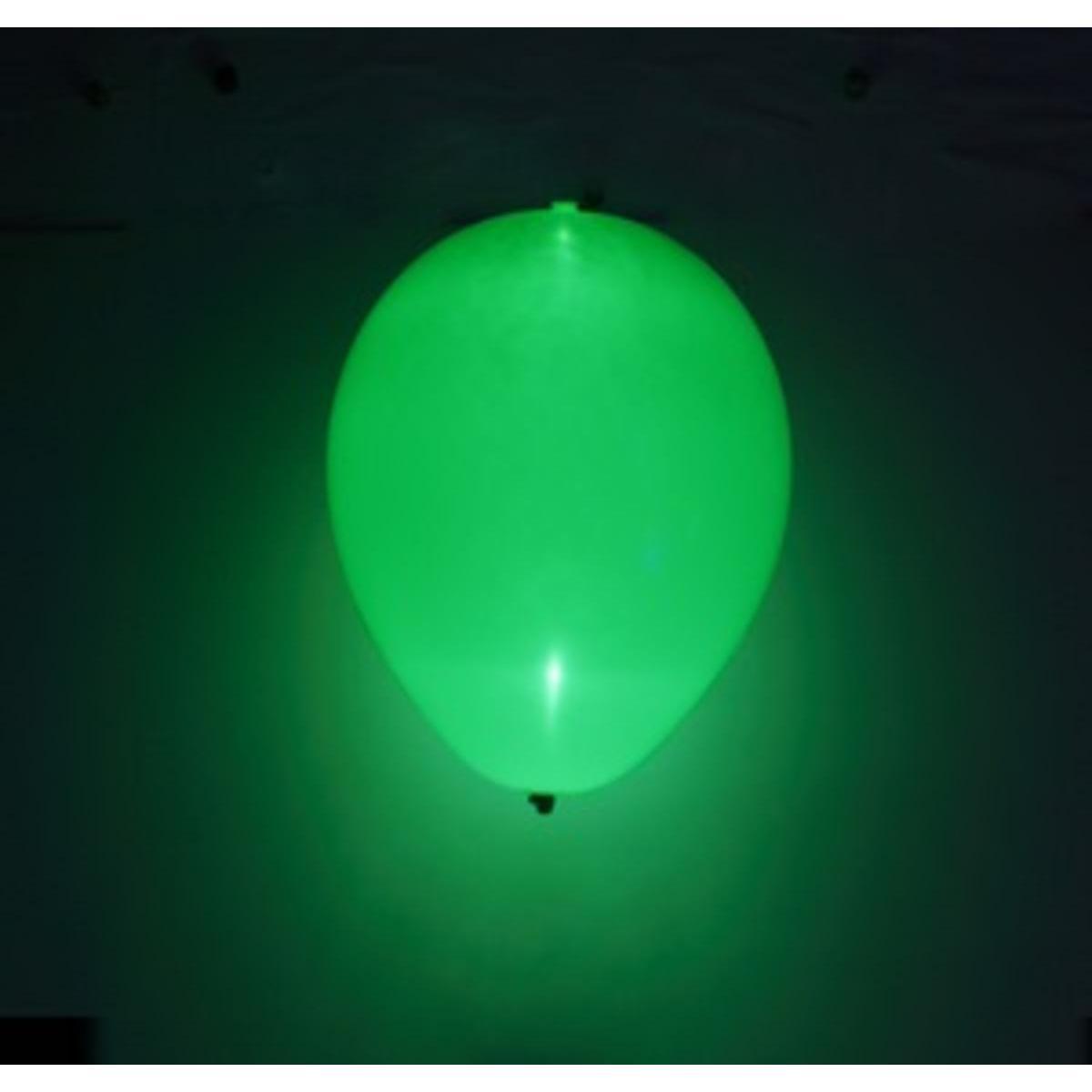 Ballons led vert 25 cm x 4 pièces Gappy party