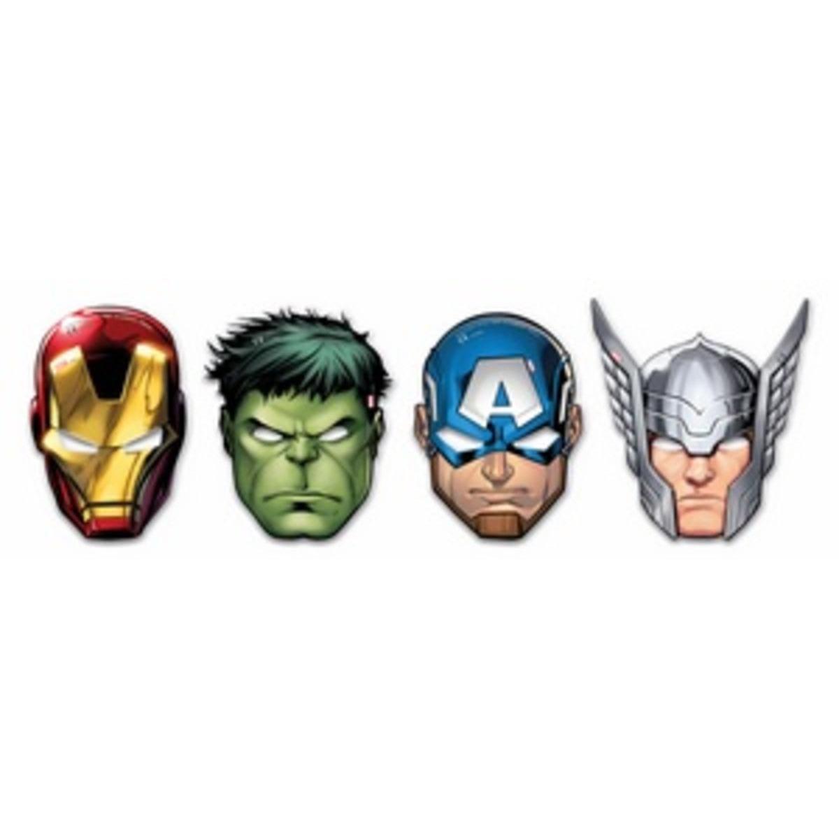 Avengers masques x 6 pièces