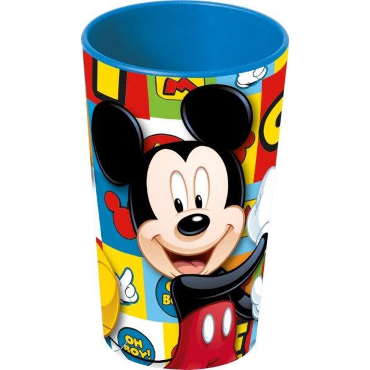 Mickey gobelet 260 mlen plastique x 1 pièce ø 3