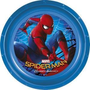 Spider-man assiette 21 cm plastique x 1 pièce