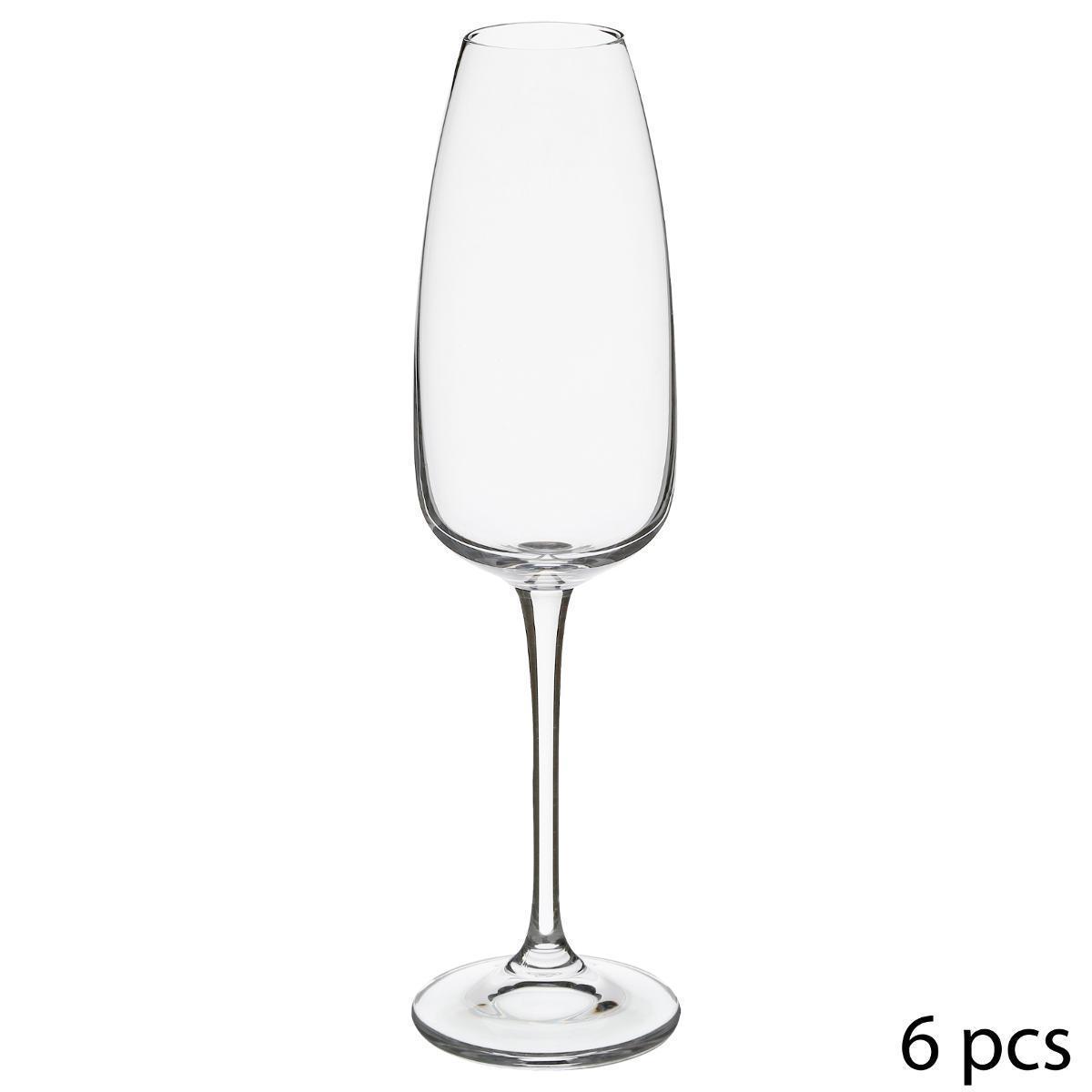 Lot de 6 verres flûtes Andelle