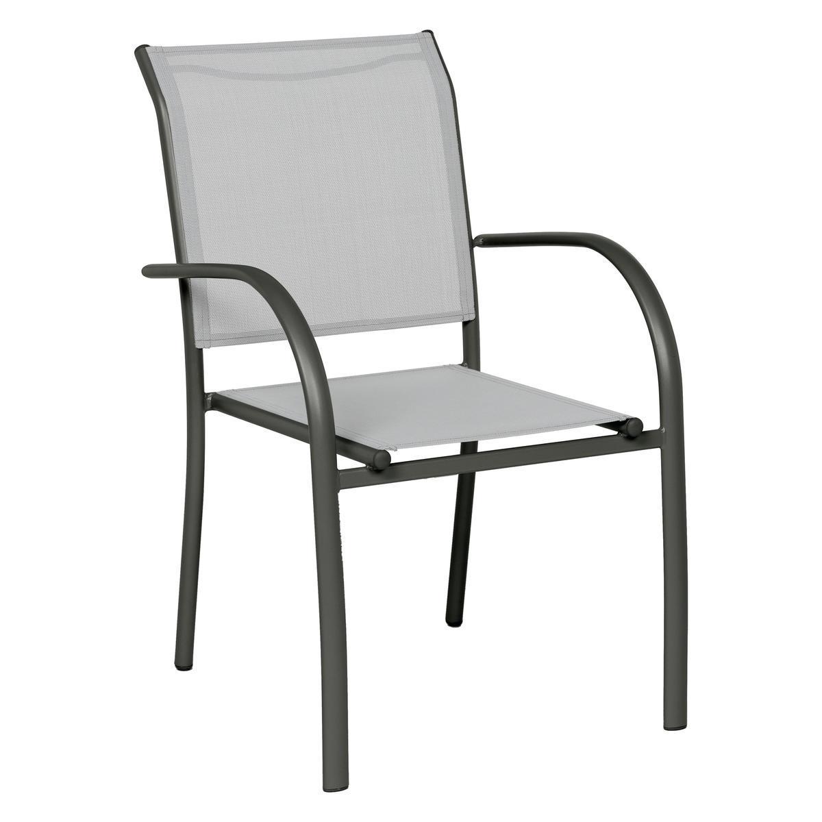 Fauteuil Piazza - Gris graphite - HESPERIDE