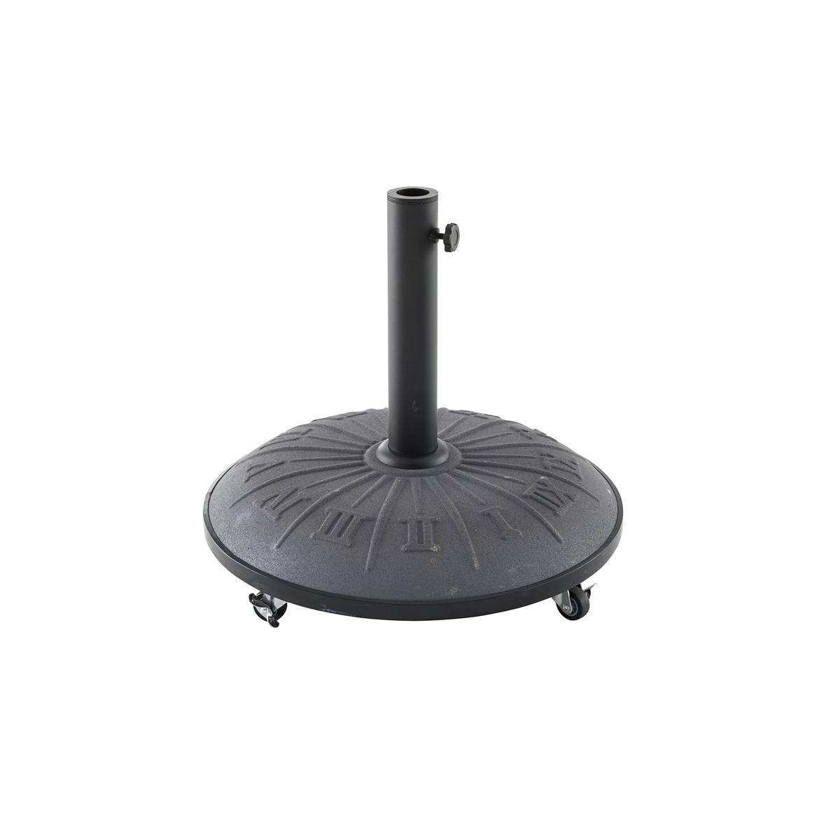 Pied de parasol cadran - 25 kg - Gris - HESPERIDE