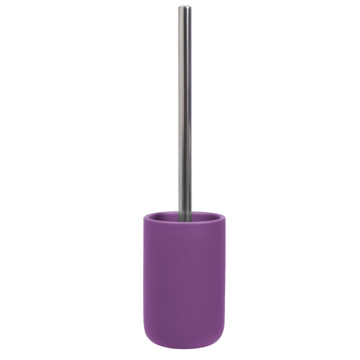 Pot WC avec brosse - Violet