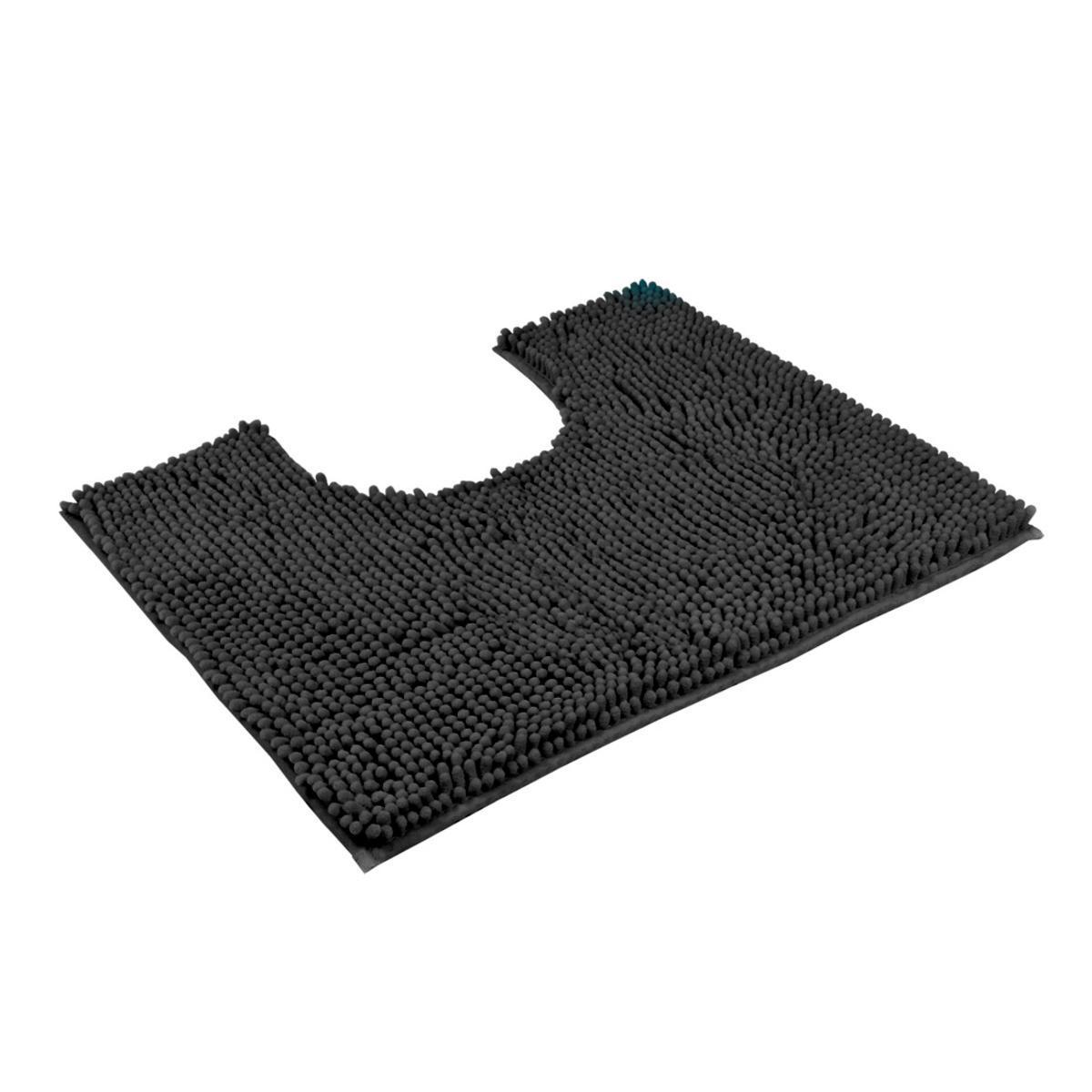 Tapis contour chenille - Noir