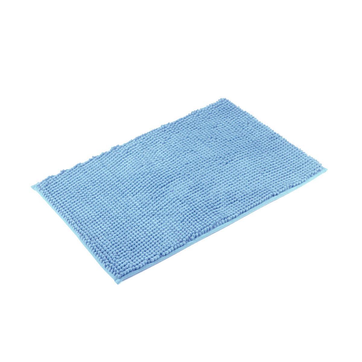 Tapis de bain Chenille - 50 x 80 cm - Bleu