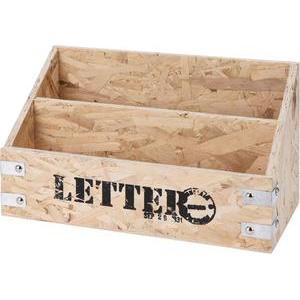 Porte-lettres en bois