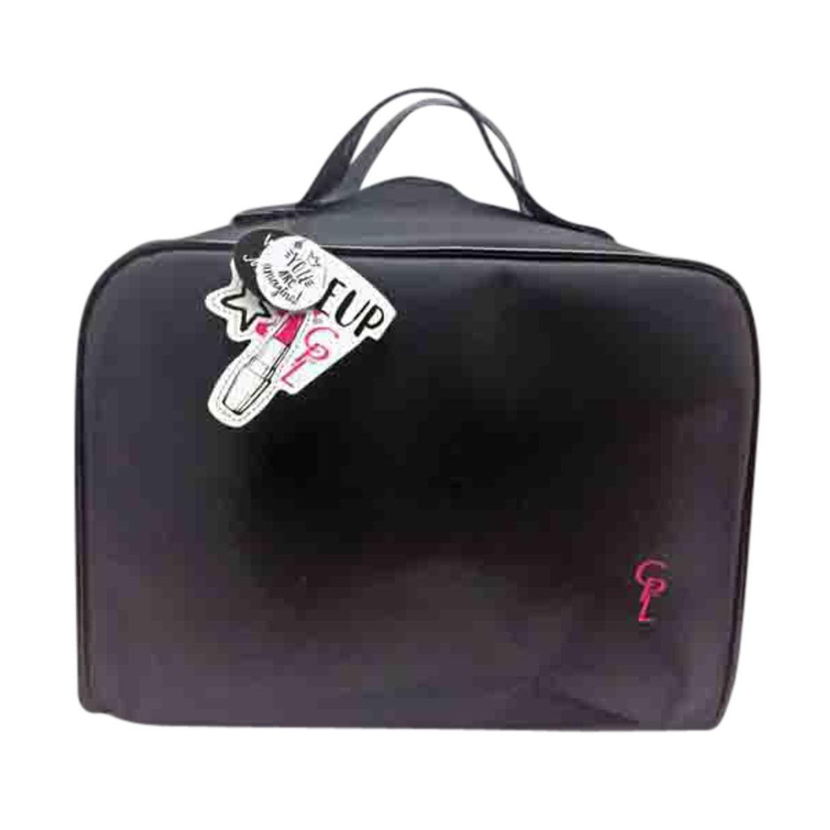 Trousse de toilette - 30 x 11.5 x H 22 cm - Noir