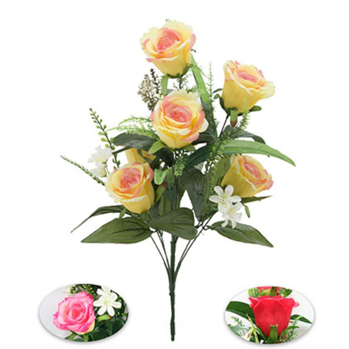 Bouquet Haut de Boutons de roses - H 56 cm