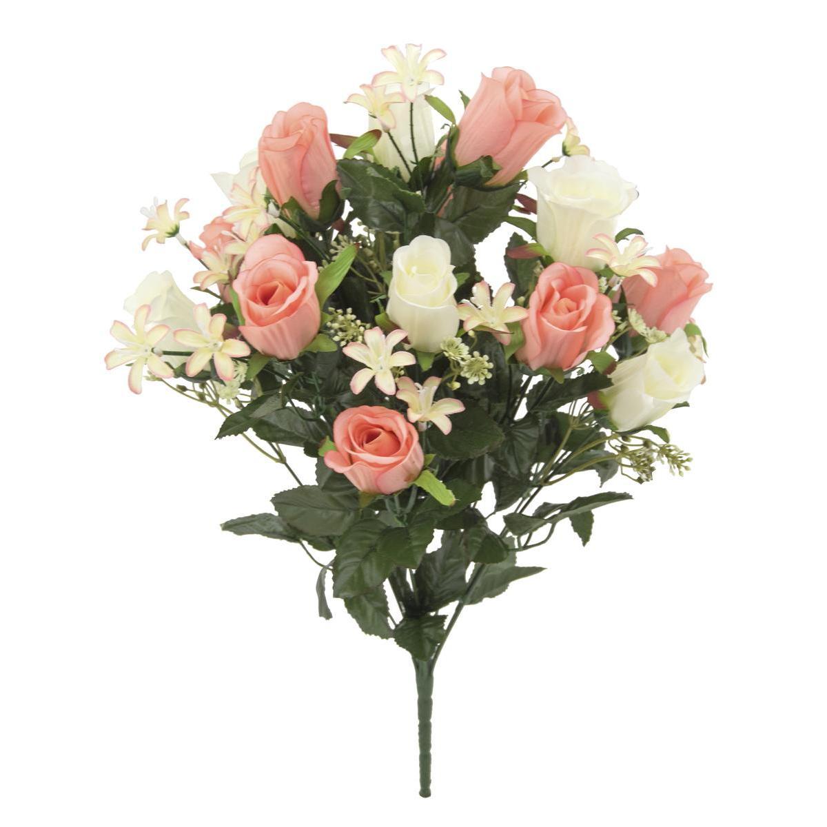 Bouquet de boutons de roses - H 56 cm